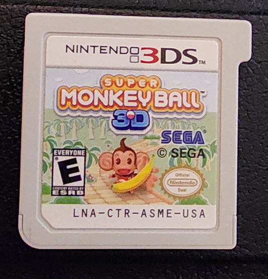 Super Monkey Ball 3D – Nintendo 3DS (Used, Cartridge Only, Tested & Working)